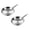 A38 A 7.9" 2Pack, variant on 2Pcs Non Stick Frying Pan For Restaurant And Home Kitchen Even Heating Skillet Ideal For Steak Pancake Dumplings Non-Stick Pan, Tri-Ply Base Stainless Steel 10-Inch Frying Pan