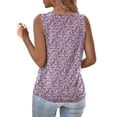thumbnail image 4 of a.Jesdani Summer Womens Plus Size Tank Tops V Neck Casual Flowy Sleeveless Shirts Blouse m-4x, 4 of 6