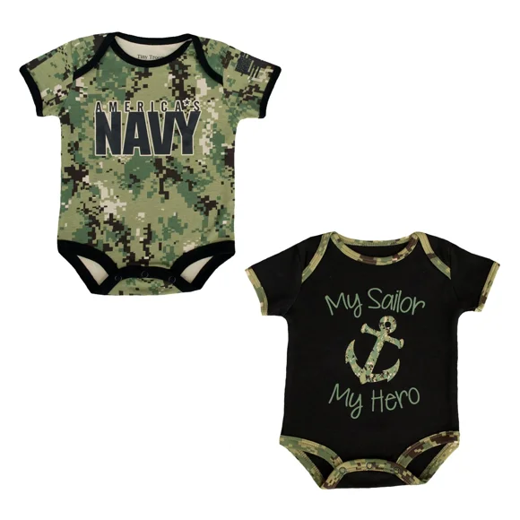 Navy NWU Baby Bodysuits