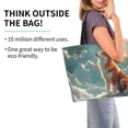 thumbnail image 2 of Disketp Starry Sky Cloud Fox Bolsa Tote Estampada para Mujer, Bolso de Hombro y de Mano para Compras y Viajes, 2 of 8