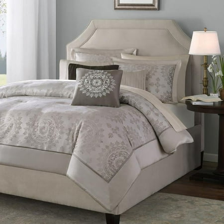 Madison Park Tibruon 6 Pieces Duvet Cover Set - (Fulll/Queen)