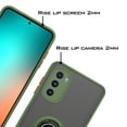 thumbnail image 5 of CoverON For Motorola Moto G Stylus 2022 Phone Case, Ring Holder Kickstand Magnetic Mount Clear Hard Back Cover Rubber Bumper, Army Green, 5 of 9
