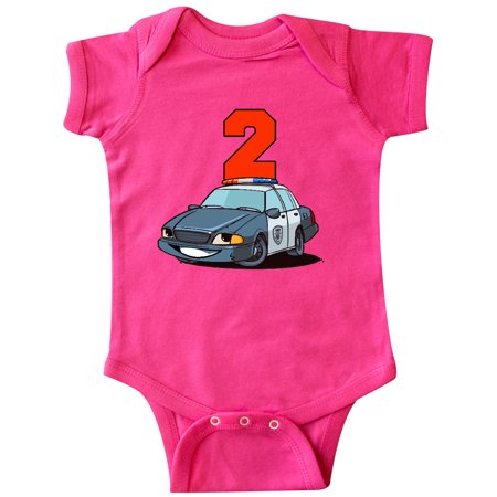 

Inktastic 2nd Birthday Police Car Gift Baby Boy or Baby Girl Bodysuit