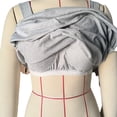thumbnail image 4 of Stralyhd Womens Tank Tops with Built In Bra Square Neck Racerback Shirts 2026 Summer Slim Fit Tank Top Casual Sleeveless Tops Light Gray 2XL, 4 of 4