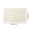 thumbnail image 3 of Plush Bath Mat, Non-Slip Absorbent Microfiber Door Mat, Thick Cushion Soft Bathroom Rug, Machine Washable Floor Mat for Bath Shower Entrance, 32x18 Inches, 3 of 11