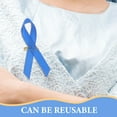 thumbnail image 4 of EeaseCA 100pcs Gratitude Ribbon Brooch Decals Charity Encouragement Ribbon Brooch Creative Pin, 4 of 8