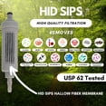 thumbnail image 4 of Filtro de agua HID SIPS de 200 galones para acampar con mochileros, 4 of 4