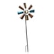 thumbnail image 2 of Escultura de viento de metal, molino de viento decorativo con estaca de metal para jardín, césped retro, 2 of 9