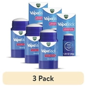 (3 pack) Vicks VapoStick Invisible Solid Balm for Sinus Relief, Non-Medicated Vicks Vapors, 1.25 oz