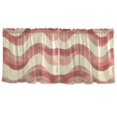 thumbnail image 7 of Yayeee Kitchen Curtains Tier Set of 2 Light Filtering 57"x24" Over Sink Window Panels, Soft Pink Pattern, 7 of 7