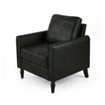 thumbnail image 2 of Noble House Cacey Contemporary Solid Club Chair, Black, 2 of 6