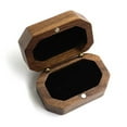 thumbnail image 1 of Walnut Wood Jewelry Box Storage Holder Rustic Wedding Box GXM S3W1, 1 of 8