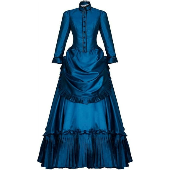 Ghosts Hetty Dress Vintage Victorian Bustle Dress Civil War Southern Belle Ball Gown