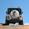 thumbnail image 5 of Camper Spare Tire Cover 15inch Watercolor Snowboarder Wheel Protectors Weatherproof Mountains Ski for Camper Trailer Truck SUV Universal Fits Tire for Trailer RV SUV and Many Vehicle, 5 of 8