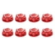 thumbnail image 1 of 8 Piezas de Aluminio 24 mm Tuercas Hexagonales de Rueda Cubierta de Cubo de Rueda una Prueba de Polvo Antideslizante para Arrma 1/5 KRATON 8S OUTCAST 8S RC Coche, Rojo, 1 of 5