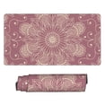 thumbnail image 2 of ZNDUO Large Rubber Mouse Pad Non-slip Desk Mat Baroque Vintage Floral Texture Rubber Desk Pad Mousepad Keyboard Pad for Home Office, 15.8" x 29.5", 2 of 9