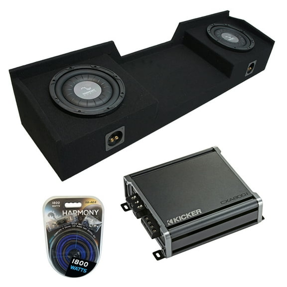 04-15 Fits Nissan Titan King Crew Truck Harmony F124 Dual 12 Sub Box & CXA800.1