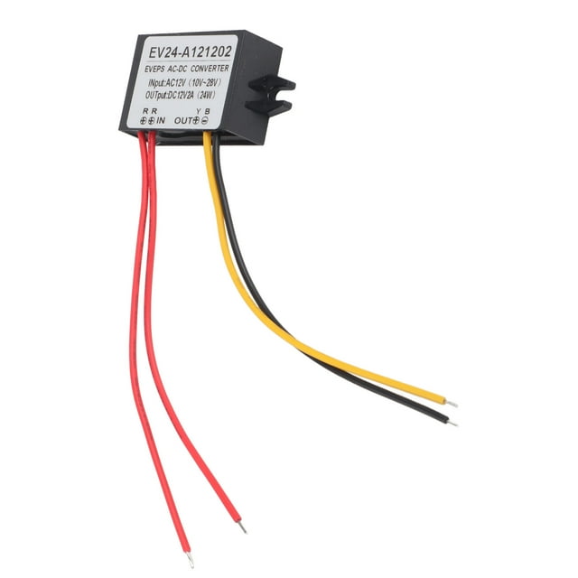 DC 12V Converter, Overvoltage, Overcurrent, Short Circuit Protection Safe Ip67 Ac 10-28V AC-DC Converter, For Fan Car Screen