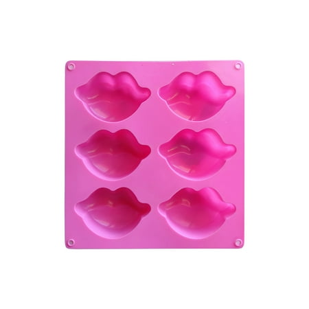 

Veki Lips Kisses For Chocolate 3D Red Lip Wedding Valentine Party Decoration Molds Cake Large Silicone Molds Molds Silicone Chocolate Collection Baking Cake Mould Alien Candy