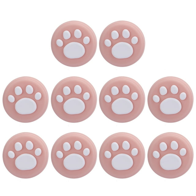 Cubierta de silicona para agarre de pulgar con forma de pata de gato, universal para Switch/Switch Lite