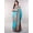 Blue Curacao, variant on Saree from Bangalore with Multicolor Floral woven Border and Zari Weave – Jet Black