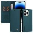 thumbnail image 1 of Funda para iPhone 15 Pro Estuche de Cuero PU Tipo Cartera con Ranuras para Tarjetas y Cierre Magnético, 1 of 5