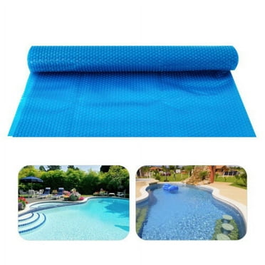 Spa and Hot Tub Bubble Insulating Cove Thermal Solar Cover Square Pool Safety Covers Heat Retaining Blanket Fit for In-Ground and Above-Ground Swimming Pool