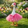 thumbnail image 2 of AuroraX Porch Goose Fall Outfit 17-19 In Porch Goose Clothes Set 23" Princess Tutu Skirts Holiday Porch Goose Accessories Yard Goose Decor, 2 of 6