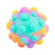 thumbnail image 3 of 4 piezas de juguetes sensoriales de descompresión 3D, descompresión para niños y adultos, relleno de calcetín navideño (rosa, arco iris, azul, verde mezclado) 2.78 pulgadas, 3 of 5