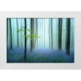 thumbnail image 1 of Haaksma, Piet 24x17 White Modern Wood Framed Museum Art Print Titled - the blue forest, 1 of 4