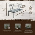 thumbnail image 3 of Rugged Ranch Products GV3PF 4 Ft Heavy Duty Galvanized Steel Pasture Feeder, 3 of 8