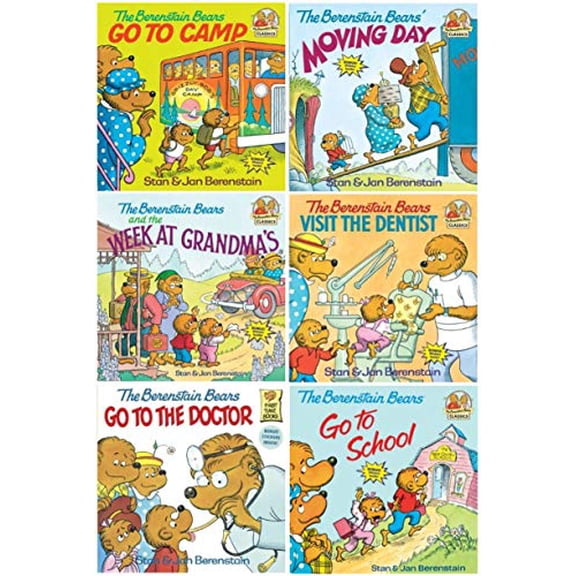 Pre-Owned Berenstain Bears Set : Go to School / Berenstain Bears Visit the Dentist / Berenstain Bears Go to th by Stan Berenstain (2010) Paperback