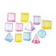 thumbnail image 1 of 12 piezas Bloques de formas geométricas Juego 3D Solidos geométricos Matemáticas Matemáticas Juguetes Juguetes Bloques de patrón para niños en casa, 1 of 10