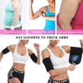 thumbnail image 6 of Arm Trimmers for Women Pair Sauna Sweat Arm Shaper Bands Adjustable Compression Sleeves Wraps For Sports Workout, 6 of 6