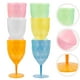 thumbnail image 3 of vasos de plástico para bebidas de colores, copas para cócteles, vasos para jugo y cócteles., 3 of 8