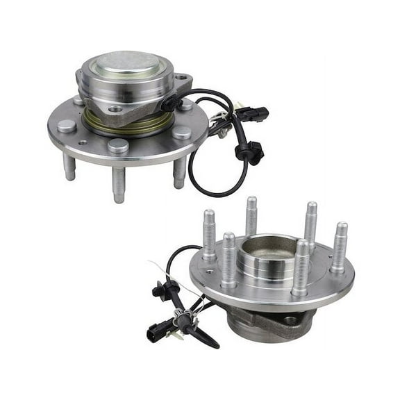 Front Wheel Bearing Hub Assembly Set of 2 - Compatible with 2014 - 2018 Chevy Silverado 1500 RWD 2015 2016 2017