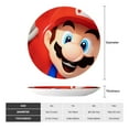 thumbnail image 4 of Lsque Mario Pattern Ceramic Decorative Plate Decorative Plates with Display Stand Personalized Porcelain Plate Ceramic Ornaments for Wall Hanging Decoration-6in, 4 of 6