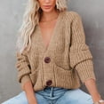 thumbnail image 4 of Qiopertar Pull-Over Décontracté Patchwork Léopard à Manches Longues Col en V pour Femmes, Livraison Gratuite à Moins de 5$, jusqu'à 90 % de Réduction, 4 of 8