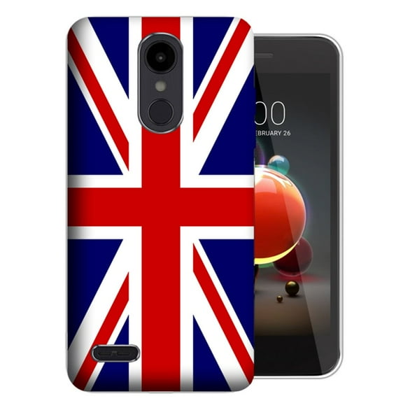MUNDAZE LG Aristo 3 / 2 / Tribute Dynasty / Zone 4 UK Flag Design TPU Gel Phone Case Cover
