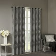 thumbnail image 6 of Window Curtains Ogee Knitted Jacquard Total Blackout Curtain Panel(Only 1 Pc Panel),Blackout Curtains, 6 of 16