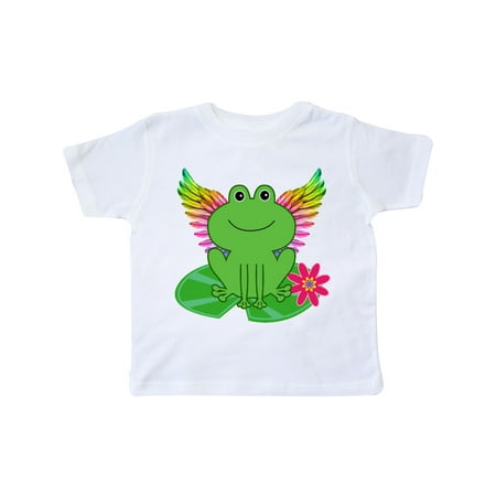 

Inktastic Frog Lily Pad Wings Gift Toddler Toddler Girl T-Shirt