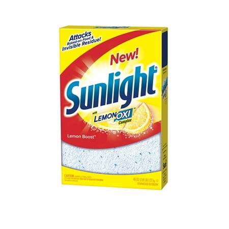 - Diversey Sunlight Auto Dishwashing Powder Lemon Boost 45oz CB161130