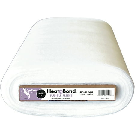 Heat N' Bond Extra High Loft Fleece Fusible, 20" x 11 yds, White