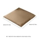 thumbnail image 3 of pstuiky Cojín de espuma para oficina para sentarse durante mucho tiempo transpirable fino para silla de comedor de cuero, 3 of 7