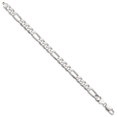 thumbnail image 2 of Sterling Silver Bracelet Chain Styles Figaro Men's 8 mm 7 in, 2 of 4