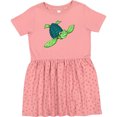 thumbnail image 3 of Inktastic Sea Turtle with Swirls Girls Toddler Dress, 3 of 5