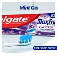 Colgate Max Fresh Knockout Toothpaste with Breath Strips, Electric Mint