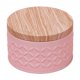 thumbnail image 2 of Caja de hierro decorativa | Contenedor multiusos para pasteles de mil capas, pasteles de nieve y botanas horneadas | Caja de regalo hermética en gris, blanco y rosa, 2 of 5