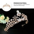thumbnail image 3 of MasteelfCA 1pc Rhinestone Crown Headdress Swan Modeling Tiara Wedding Crown Headdress, 3 of 8