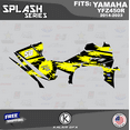 thumbnail image 3 of Kalair GFX Graphics Kit for Yamaha ATV YFZ 450R (2014-2023) Splash Series, 3 of 5
